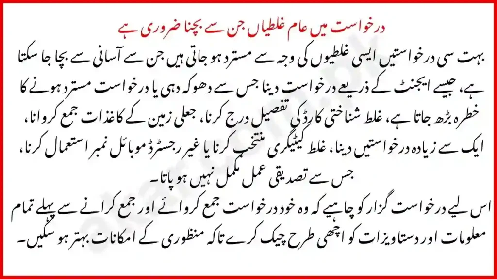 Common Application Mistakes to Avoid