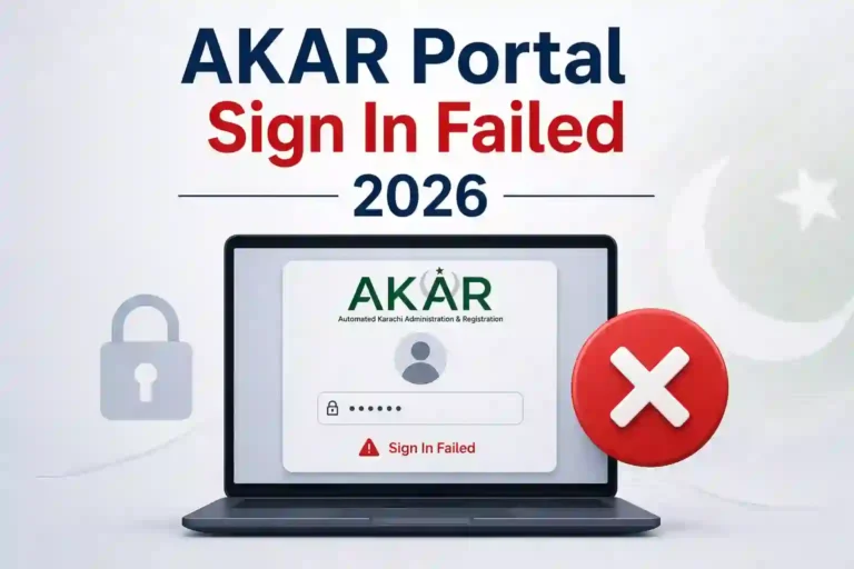 AKAR Portal Sign In Failed 2026
