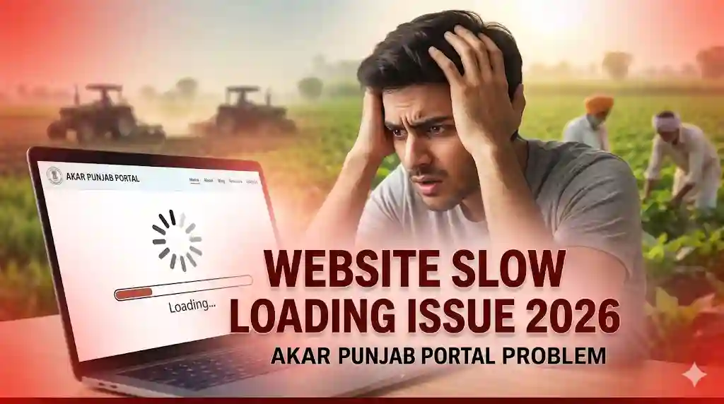 AKAR Punjab Website Slow Loading Issue 2026 – Speed Solution