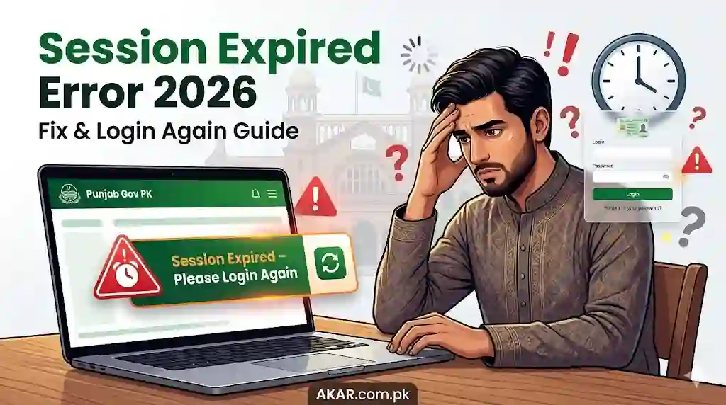 AKAR Session Expired Error 2026 – Login Continue Fix Guide