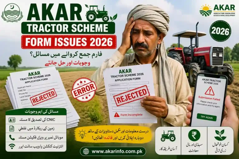 AKAR Tractor Scheme Form Issues 2026 – Submit & Verify Guide