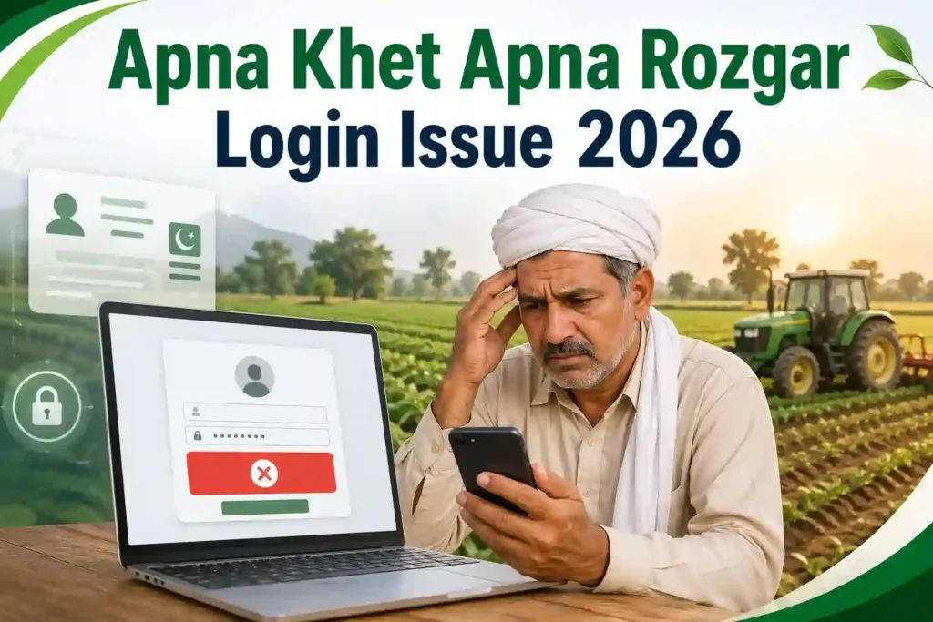 Apna Khet Apna Rozgar Program Login Issue