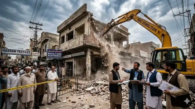 Govt Initiated Actions Against Commercial Properties Constructed Without Approval in Punjab