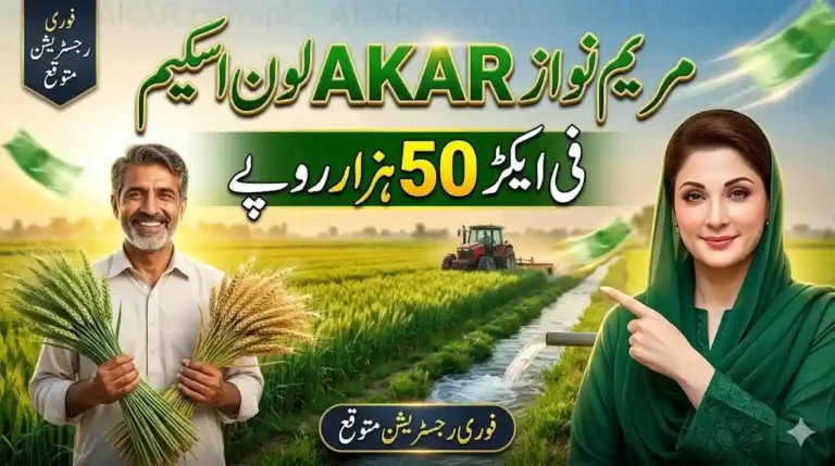 Maryam Nawaz AKAR Loan Scheme Rs 50000 Per Acre