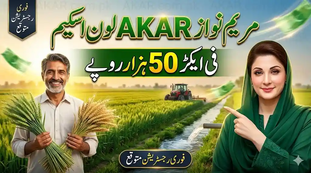 Maryam Nawaz AKAR Loan Scheme Rs 50000 Per Acre