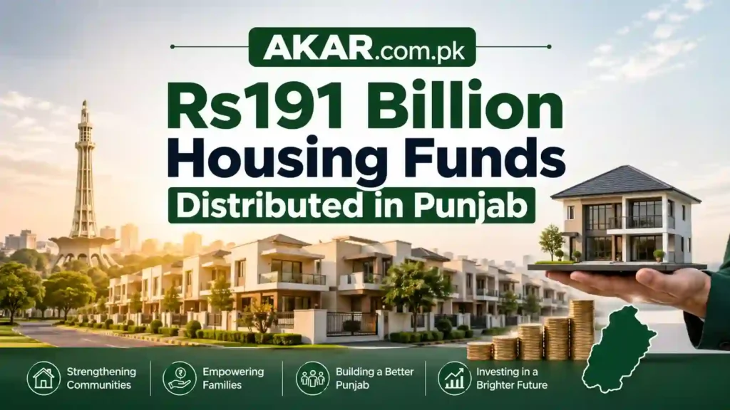Rs191 Billion Housing Funds Distributed in Punjab – Complete Guide