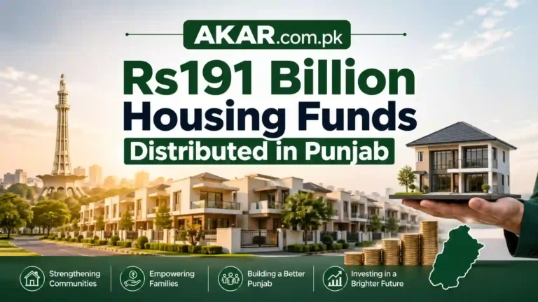 Rs191 Billion Housing Funds Distributed in Punjab – Complete Guide