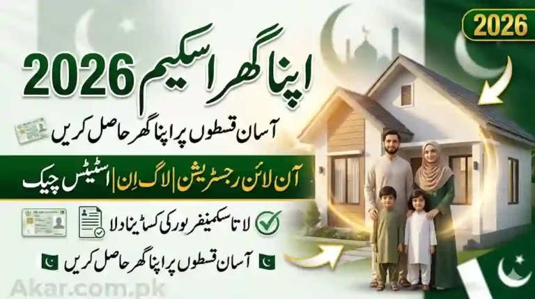 Apna Ghar Scheme 2026 Pakistan – Online Registration